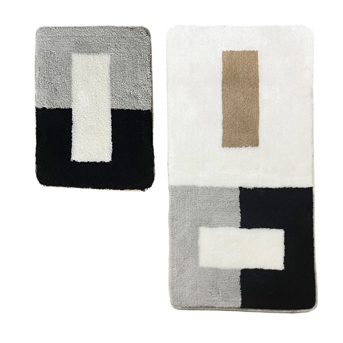 Mijölnir Juego de alfombrillas de baño Roin Multicolor Mijölnir Juego de alfombrillas de baño Roin Multicolor